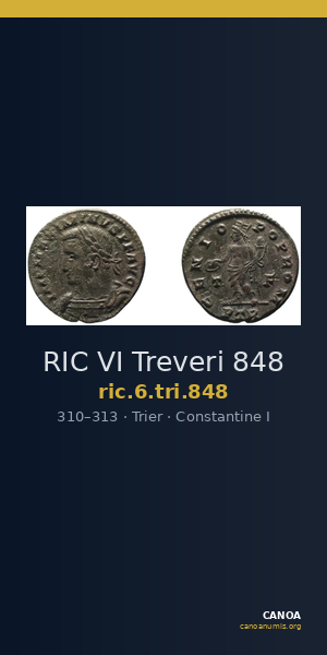 RIC VI Treveri 848 — CANOA