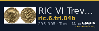 RIC VI Treveri 84b — CANOA