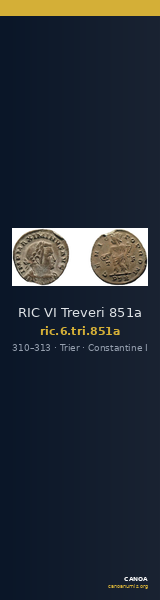 RIC VI Treveri 851a — CANOA