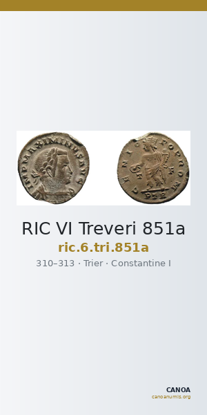 RIC VI Treveri 851a — CANOA