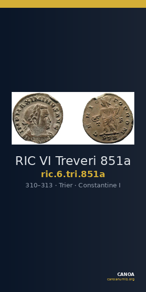 RIC VI Treveri 851a — CANOA