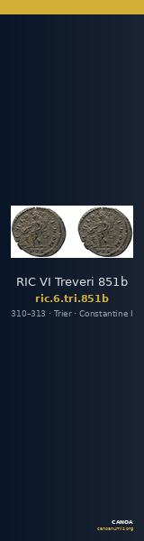 RIC VI Treveri 851b — CANOA