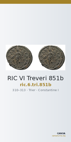 RIC VI Treveri 851b — CANOA