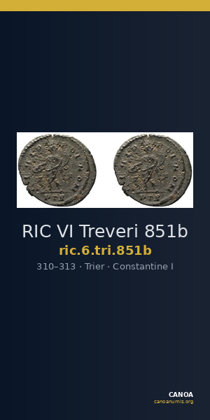 RIC VI Treveri 851b — CANOA
