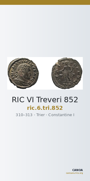 RIC VI Treveri 852 — CANOA