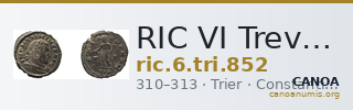 RIC VI Treveri 852 — CANOA