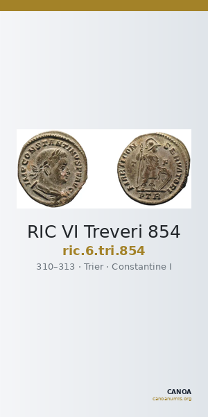 RIC VI Treveri 854 — CANOA