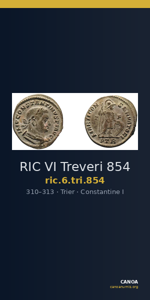 RIC VI Treveri 854 — CANOA