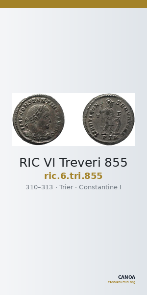 RIC VI Treveri 855 — CANOA