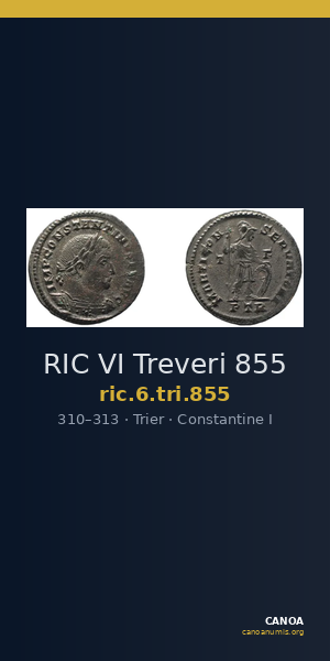 RIC VI Treveri 855 — CANOA