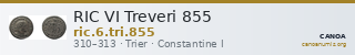 RIC VI Treveri 855 — CANOA