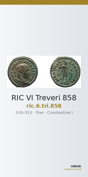 RIC VI Treveri 858 — CANOA