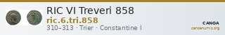 RIC VI Treveri 858 — CANOA