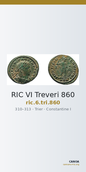 RIC VI Treveri 860 — CANOA