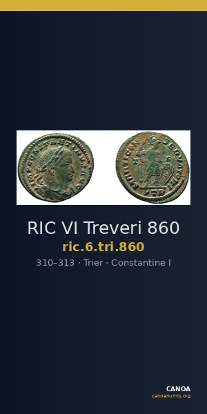 RIC VI Treveri 860 — CANOA