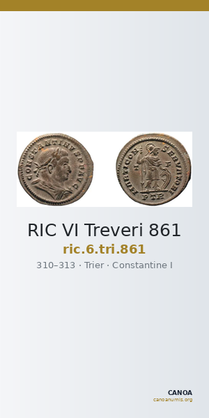 RIC VI Treveri 861 — CANOA