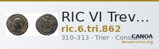 RIC VI Treveri 862 — CANOA