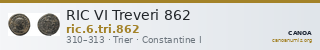 RIC VI Treveri 862 — CANOA