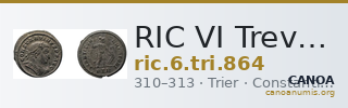 RIC VI Treveri 864 — CANOA