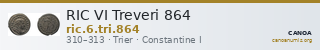 RIC VI Treveri 864 — CANOA