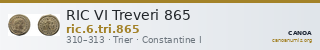 RIC VI Treveri 865 — CANOA