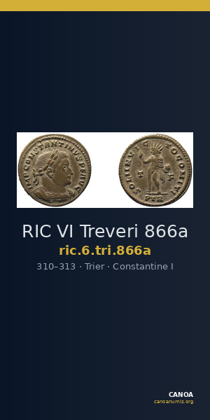 RIC VI Treveri 866a — CANOA