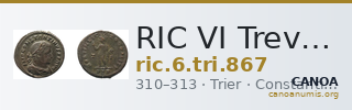 RIC VI Treveri 867 — CANOA