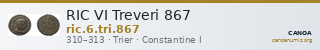 RIC VI Treveri 867 — CANOA