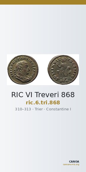 RIC VI Treveri 868 — CANOA