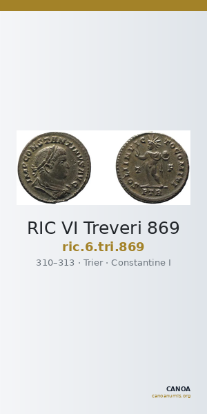 RIC VI Treveri 869 — CANOA