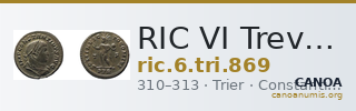RIC VI Treveri 869 — CANOA