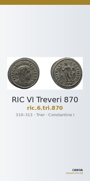 RIC VI Treveri 870 — CANOA