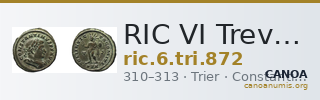 RIC VI Treveri 872 — CANOA