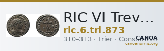 RIC VI Treveri 873 — CANOA