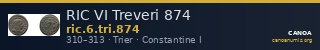 RIC VI Treveri 874 — CANOA