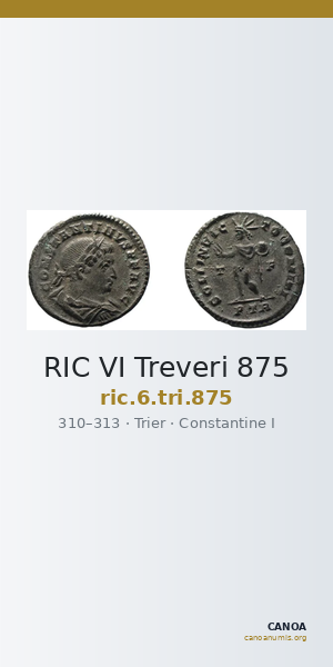 RIC VI Treveri 875 — CANOA