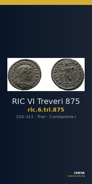 RIC VI Treveri 875 — CANOA