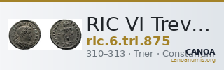 RIC VI Treveri 875 — CANOA