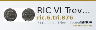 RIC VI Treveri 876 — CANOA