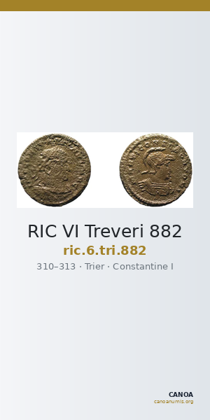 RIC VI Treveri 882 — CANOA