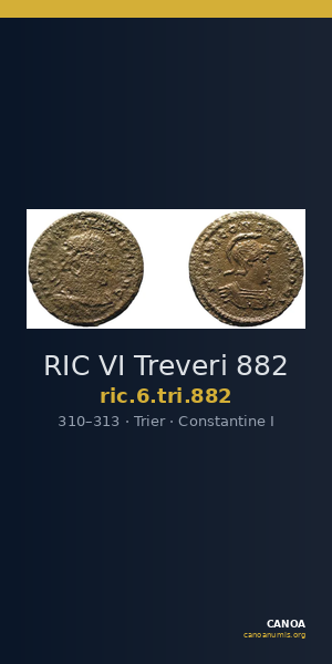RIC VI Treveri 882 — CANOA