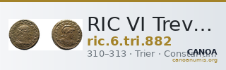 RIC VI Treveri 882 — CANOA
