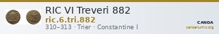 RIC VI Treveri 882 — CANOA