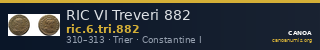 RIC VI Treveri 882 — CANOA