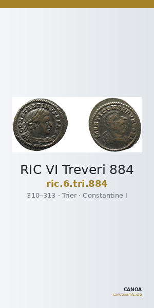 RIC VI Treveri 884 — CANOA