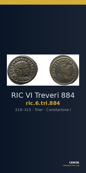 RIC VI Treveri 884 — CANOA