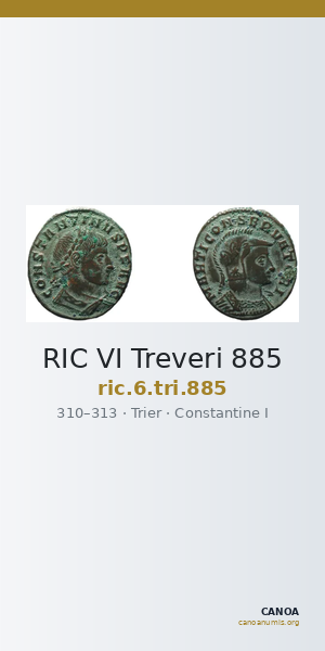 RIC VI Treveri 885 — CANOA