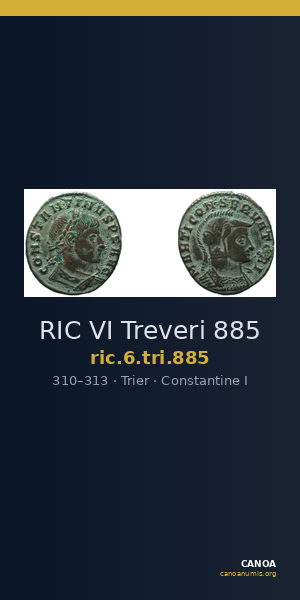 RIC VI Treveri 885 — CANOA