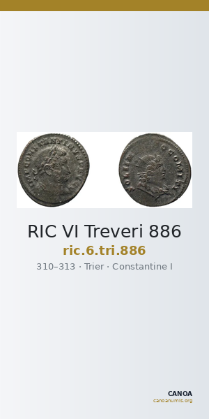 RIC VI Treveri 886 — CANOA