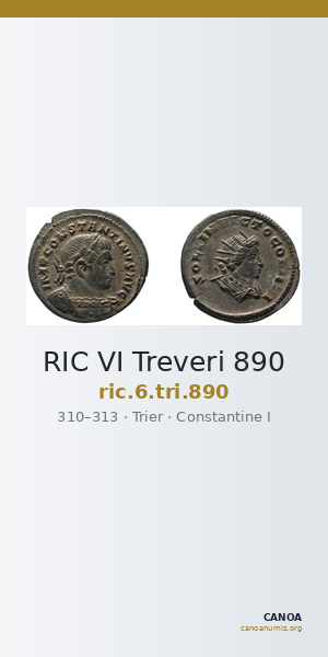 RIC VI Treveri 890 — CANOA